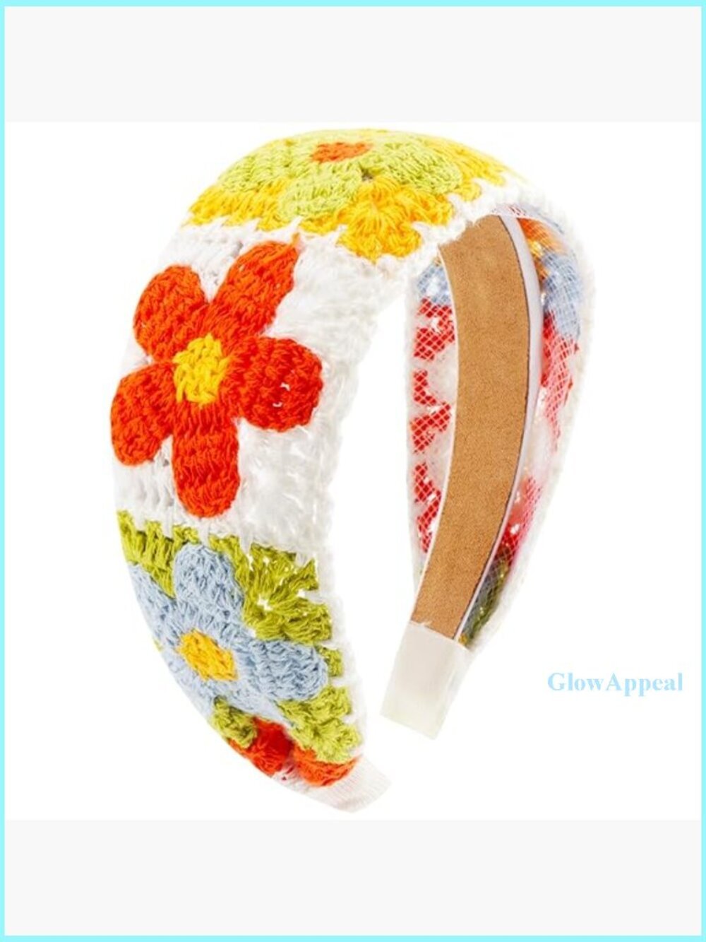 Crochet Knitted Headband Hair Accessory Hippie Style Stretch Fit